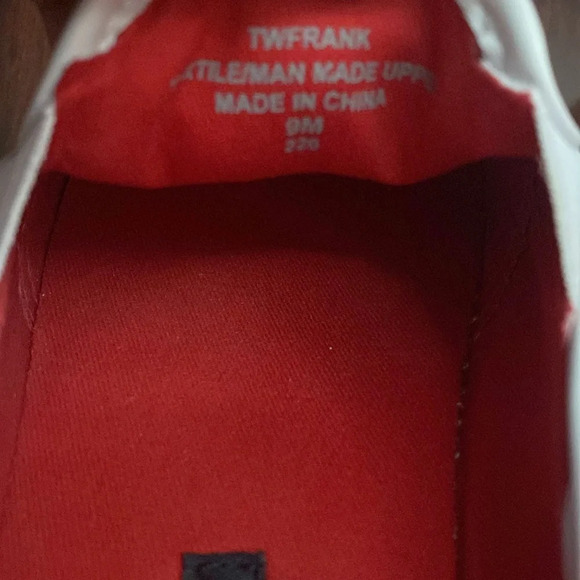 Tommy Hilfiger TWFRANK Womens Frank Slip On RED WHITE SIZE 9M - Picture 6 of 7